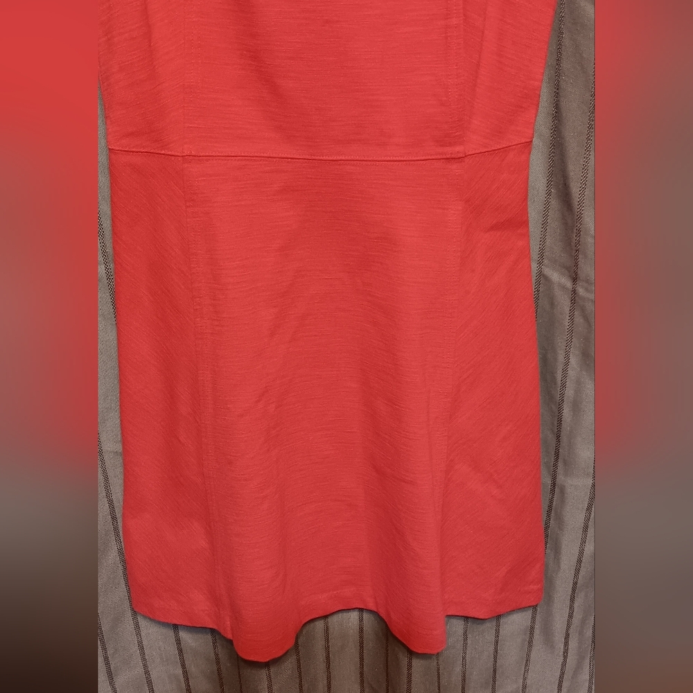 J. Crew Salmon Color Size 2 Structured Textured D… - image 8